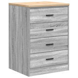 Garage Cabinets 6 pcs Grey Sonoma Engineered Wood 3328346