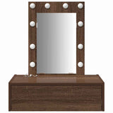 Dressing Table Brown 60 x 40 x 70 cm Engineered Wood 865223