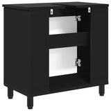 Bathroom Vanity Unit Black 60 x 35 x 60 cm Engineered Wood 889406