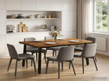 120 x 80 x 75 cm Solid Acacia Wood Natural and Black 937623