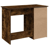 Desk Smoked Oak 102x50x75 cm Engineered Wood 860467