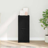Sideboard Black Oak 30 x 30 x 70 cm Engineered Wood 862098