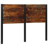Headboard 140 cm Solid Wood Reclaimed and Iron 4017550