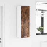 Hanging Cabinet Smoked Oak 30 x 31 x 100 cm Engineered Wood 884334