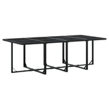 Garden Dining Set Black 3295035