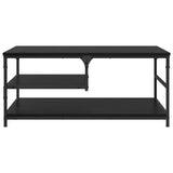 Coffee Table Black Oak 90 x 49 x 40 cm Engineered Wood 886245