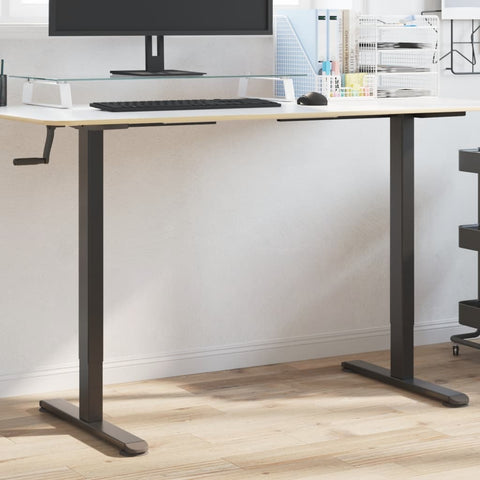 ZNTS Standing Desk Frame Black cm Steel 4005341