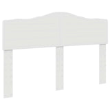 Bed Frame with Headboard White 140 x 200 cm Solid Pine Wood 3412889