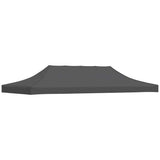 Party Tent Roof 3x6 m Anthracite 44988