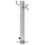 Garden Water Column Stainless Steel Square 65 cm 45454
