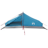 Backpacking Tent Blue 4-Person 185T Polyester with PU Coating 42018572