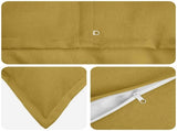 Cushion with Pillow HOUTEN 6 pcs Light Green Faux Linen 933836