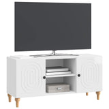 TV Cabinet High Gloss White 102 x 34.5 x 50 cm Engineered Wood 894239