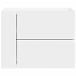 ZNTS Wall-mounted Bedside Cabinets 2 pcs White 45x30x35 cm 848326