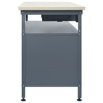 Workbench Black 120x60x85 cm Steel 145345