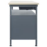 Workbench Black 120x60x85 cm Steel 145345
