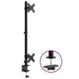 Dual Monitor Stand Black Steel VESA 75/100 mm 358000