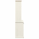Highboard VIGO White 78x40x175 cm Solid Wood Pine 3188302
