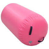 Inflatable Gymnastic Roll with Pump 120x75 cm PVC Pink 92715