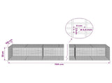 Gabion with 3.5 mm Wire and 5x2.5 cm Mesh 700x100x50 cm 3461936