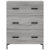 Highboard Grey Sonoma 69.5x34x180 cm Engineered Wood 3198407