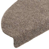 Stair Mats Self-adhesive 20 pcs 65x21x4 cm Beige Half Round Large 3365652