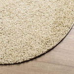 ZNTS Shaggy Rug PAMPLONA High Pile Modern Gold Ø 200 cm 375357