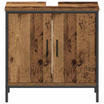 Bathroom Furniture Set with Storage 2 pcs Brown 60 x 30 x 60 cm 3332515