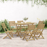 7 Piece Garden Dining Set Solid Wood Acacia 3295002