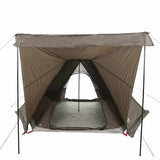 Family Tent Tipi 6-Person Brown Waterproof 4009443