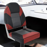 4 Piece Foldable Boat Seat Set High Backrest 3284340