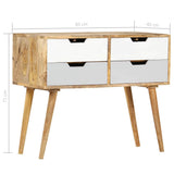 Sideboard 85x40x71 cm Solid Mango Wood 286241