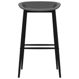 Bar Chairs 2 pcs Grey 248157