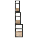 Wall Shelf 60x20x85 cm Rough Mango Wood 321074