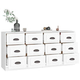 Sideboards 2 pcs White Engineered Wood 3185279