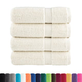 Premium Bath Towels "SOLUND" 4 pcs Cream 100x150 cm 600 gsm 137480