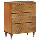 Side Cabinet 60x33x75 cm Solid Wood Mango 358287