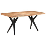 Dining Table 160x80x76 cm Solid Acacia Wood 323565