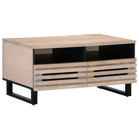 Coffee Table 80x55x40 cm Solid Wood Mango 377503