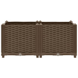 Raised Bed Brown Polypropylene Medium Durable Raised Bed 316516