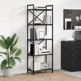 Bookshelf Black Oak 56 x 34 x 171 cm Engineered Wood 883862