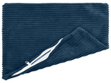 Cushion Cover 12 pcs HEERLEN Navy Blue 50 x 50 cm Corduroy 910899