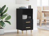 Sideboard Black oak 34 x 34.5 x 90 cm Engineered wood 880945