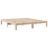 Bed Frame without Mattress 180x200 cm Super King Solid Wood Pine 859223