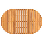 Garden Dining Table Oval 150x90x75 cm Solid Wood Acacia 4108136