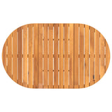 Garden Dining Table Oval 150x90x75 cm Solid Wood Acacia 4108136