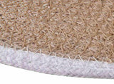 Jute Placemets 12 pcs Natural and White 30 cm 100% Tossa Jute 42012319