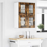 Hanging Cabinet with Storage 2 pcs Smoked Oak 60 x 31 x 40 cm 884219
