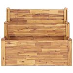 2-Tier Garden Planter 110x75x84 cm Solid Acacia Wood 46582
