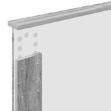 Bed Frame Grey Sonoma 90 x 200 cm Engineered Wood 3408625